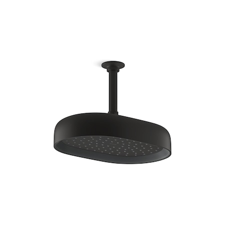 Kohler Statement 1F 254Mm/10  Oblong Rainhead Matte Black 26293-BL